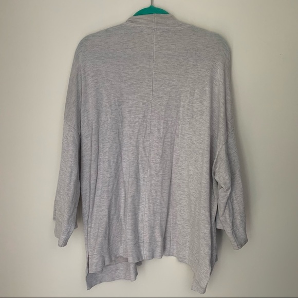 Zara Knit light grey open front cardigan S - Picture 3 of 5